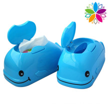 Fashionable Fish Design Plastic Tissue Box (ZJH045)